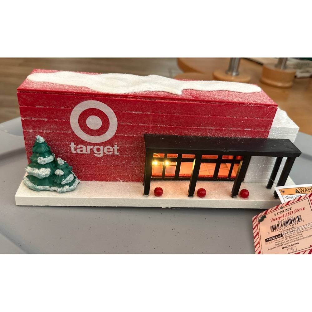 2025 Bullseye's Playground Target Store Light-Up LED Christmas‎ Village